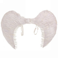 Аксессуар карнавальный "Крылья Ангела" 80*60см цв.белый/черный арт.776-388