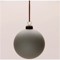 Шар пластик 08см матовый цв.коричневый 225 арт.РШ2225