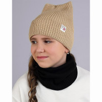 Шапка демисезонная для девочки (CLEVER) арт.544086ха размер 52-54 цвет бежевый