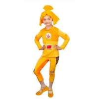 Костюм Д (МУЛЬТ ГЕРОЙ) Фуксик (шапка,кофта,штаны) р.26/104 ткань