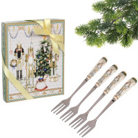 Вилка десертная 04шт/наб. "Щелкунчик" в подарочной уп. арт.889-0507