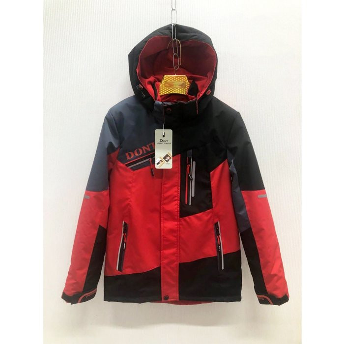 Куртка осенняя для мальчика (Don't Forget) арт.zax-B321-3 размерный ряд 38/146-44/170 цвет красный
