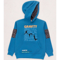 Толстовка для мальчика артикул (DMB) 4988 размер 34/134-44/164 цвет индиго