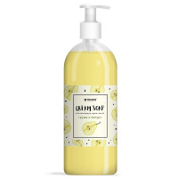 т/м жидкое 1л дозатор Cream Soap груша и йогурт (крем) Pro-Brite арт.1084-1 (Ст.12)