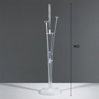 Стойка 160см для шаров 7 палочек и держателей с подставкой под воду/песок арт.5001390