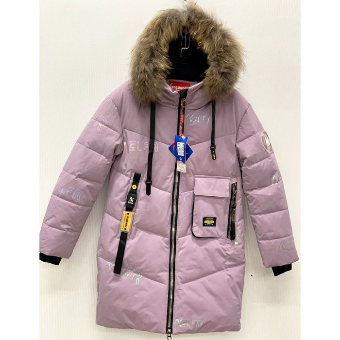 яяяКуртка зимняя для девочки (FENGSHUODA) арт.dyl-2311-1 цвет сиреневый