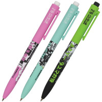 Ручка шариковая не прозрачный корпус (BrunoVisconti) Manga Anime. City, синяя, 0,7мм, арт. 20-0297/13