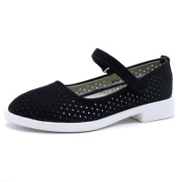 Туфли для девочки (Paliament) черный верх-искусственный нубук подкладка-искусственная кожа размерный ряд 32-37 арт.tyg-188-33-2