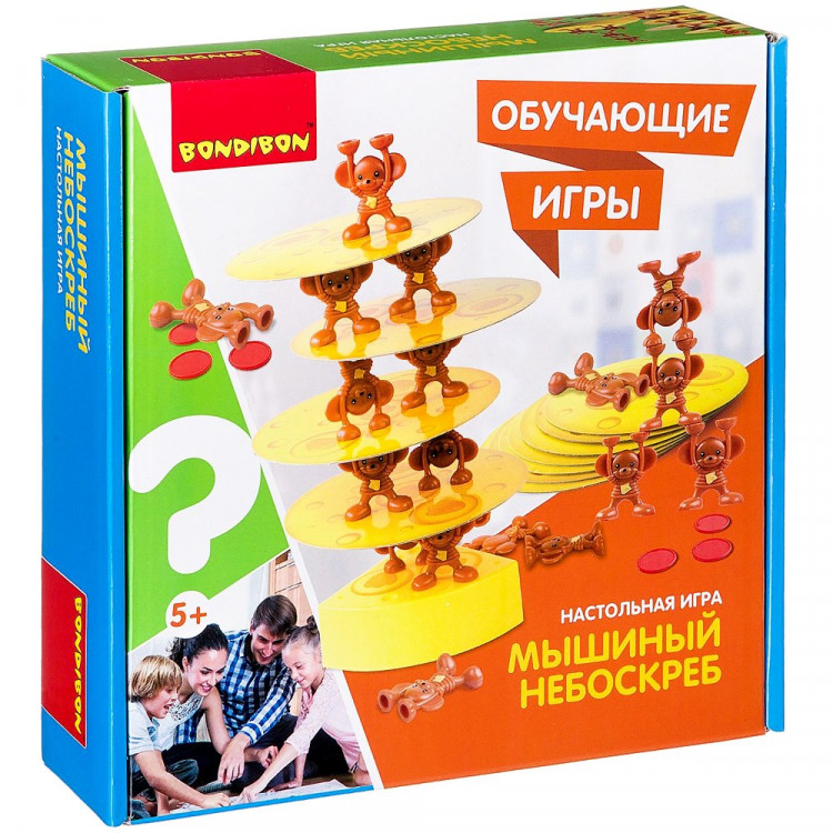 Игра настольная Мышиный небоскреб (Bondibon) арт.ВВ2422-1