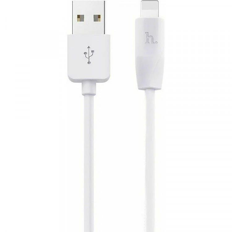Кабель USB - Lightning HOCO HC-32007 X1, 1м, 2.1A, белый
