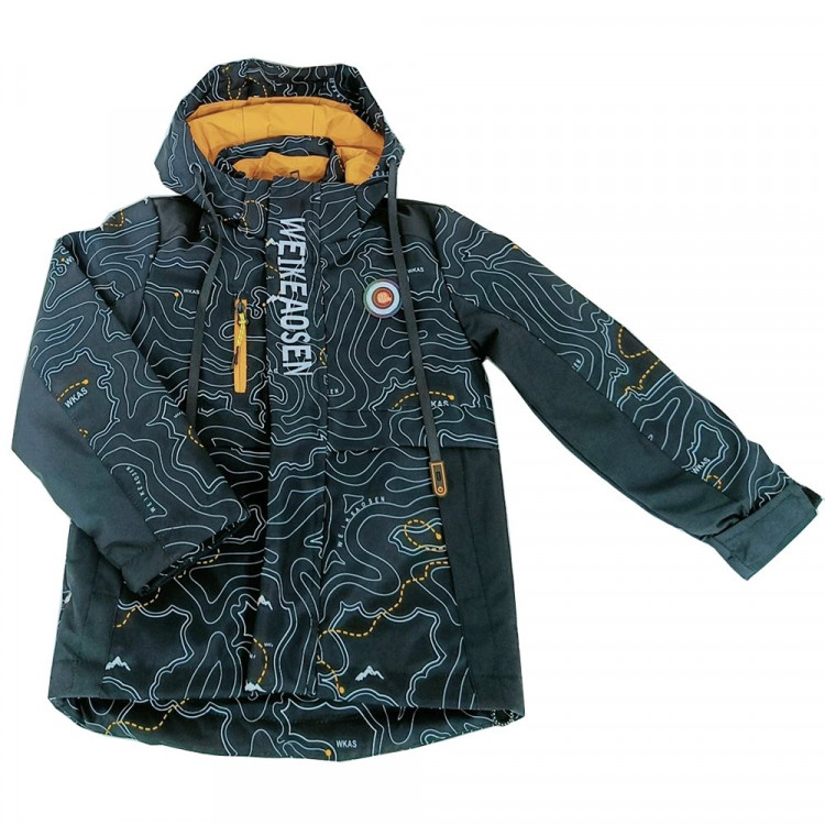 Куртка осенняя для мальчика (MULTIBREND) арт.hty-A82206-2 цвет черный