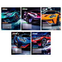 Тетрадь 12 листов частая косая линия (BG) Speed zone ассорти арт.Т5ск12 55440