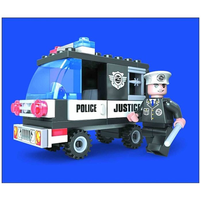 Конструктор пластиковый Патруль Полицейский фургон 58 деталей (AUSINI) арт 23201