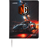 Дневник школьный твердая обложка кожзам (deVENTE) No Limits аппликация rubber patch, отстрочка, ляссе арт.2020516