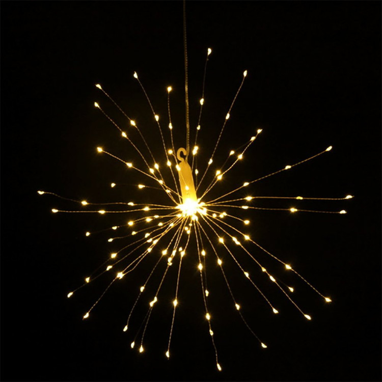 Гирлянда эл.д/дома нить 0,3м 160LED "Сфера" цв.т.белый на батарейках арт.183-0225
