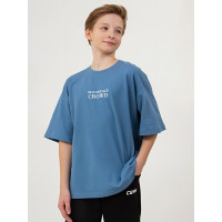 Футболка для мальчика арт.4636 цвет голубой