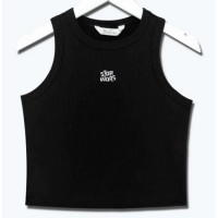 Майка для девочки арт.Deloras 22632 размерный ряд 34/134- 44/164 цвет черный