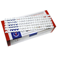 Пружины пластик 06мм 1уп/100шт (до 25листов) белые арт.4125500