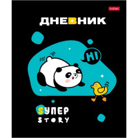 Дневник школьный твердая обложка (Hatber) Панда энерджи глянцевая ламинация арт.40ДТ5В_33259