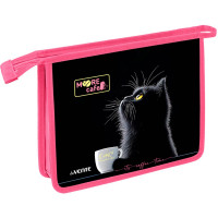 Папка школьная для тетрадей А5 на молнии deVENTE МуурКафе (MooreCafe) арт.8056679