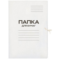 Папка д/бумаг с завязками "ДЕЛО" 360г/м2 мелованный картон арт.15-5764 (Ст.150)