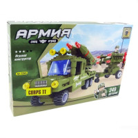 Конструктор пластиковый Армия Передвижная ракетная установка 249 деталей (AUSINI) арт.22505