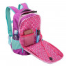Рюкзак для девочки школьный (Grizzly) арт RG-969-2 фиолетовый 27х38х19 см