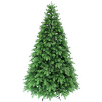 Елка 210см "Пандора" (хвоя 100% литая, ветки отгибные, подставка металл) арт.1037021