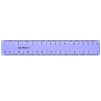 Линейка 20см пластиковая ЕК Pastel, фиолетовая арт.49545 (Ст.1/20)