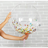 Шар воздушный "Конфетти" 25см микс арт.2537383