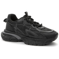 Кроссовки для девочки (CROSBY) черный верх-сетка/искусственная кожа+сетка подкладка-текстиль  артикул 447272/05-04