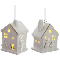 Статуэтка декоративная "Домик" 06см с подсветкой арт.823425