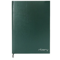 Ежедневник А6 недатированный бумвинил Attomex темно-зеленый 320л арт.2035853