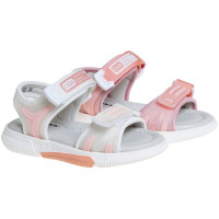 Сандалии для девочки (Сказка) в ассортименте верх-текстиль подклад-натуральная кожа размерный ряд 26-31 арт.R563150835W/P