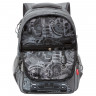 Рюкзак для мальчика (Grizzly) арт RB-054-1 серый 28х39х19 см