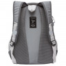 Рюкзак для мальчика (Grizzly) арт RB-054-1 серый 28х39х19 см