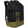 Рюкзак для мальчиков (GRIZZLY) арт RQ-019-2 черный-хаки 32х45х21 см