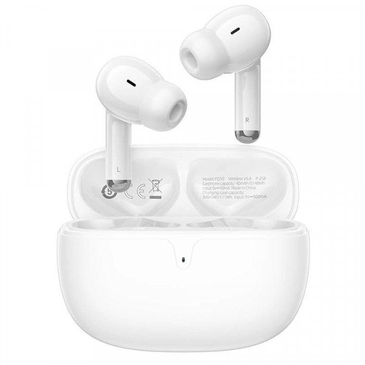 Наушники  беспров. BOROFONE FQ10 Joyful true wireless BT headset, белый