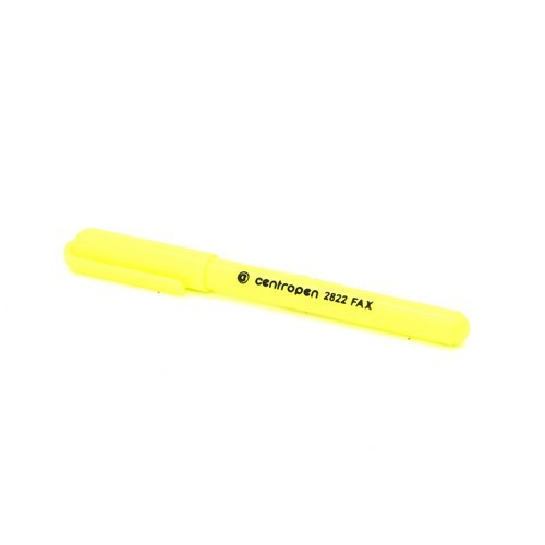 Маркер флюорисцентный  CENTROPEN 1-3мм скошенный желтый арт.2822/1Ж