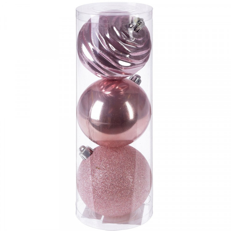 Набор шаров 08см 03шт/наб. "Трио фентези" цв.розовый арт.722943