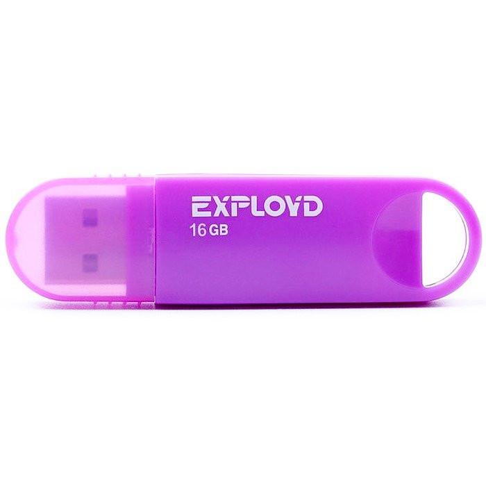 Флеш диск 16GB USB 2.0 Exployd 570 пурпурный