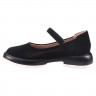 Туфли для девочки (TOM.MIKI) черные верх-искусственная замша подкладка-натуральная кожа размерный ряд 31-38 арт.T-10774-A