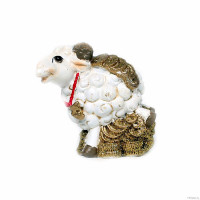 юСтатуэтка СИМВОЛ ГОДА "Барашек" 6.5*4*6.5см арт.NX26383