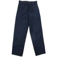 Брюки для мальчика (MULTIBRAND) классический силуэт арт.471552 размер 32/128-42/158 цвет темно-синий