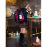 Ранец для девочки школьный (SkyName) + брелок + сумка для сменной обуви 29х18х37см арт.R4-427-M