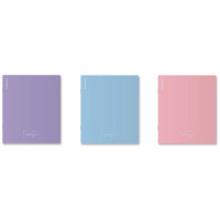 Тетрадь предметная 48 листов (ErichKrause) Pastel ассорти Геометрия пластиковая обложка арт.59699