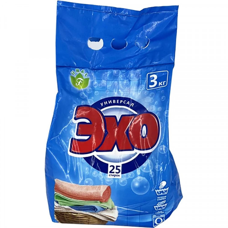 Стиральный порошок Эхо 3кг  автомат универсал (Ст.3)