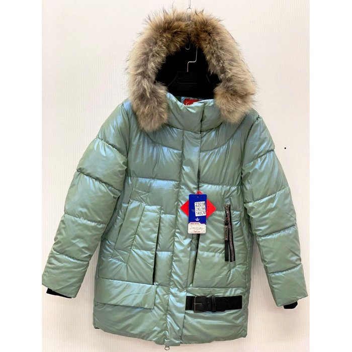 Куртка зимняя для девочки (FENGSHUODA) арт.dyl-2301-3 цвет мятный