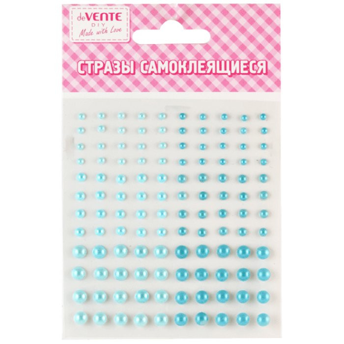Наклейки-стразы акриловые (deVENTE) Жемчуг ассорти артнаклейки 8004060