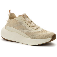 Кроссовки для девочки (CROSBY) бежевый верх-сетка/искусственная кожа+сетка подкладка-текстиль  артикул 447167/01-04